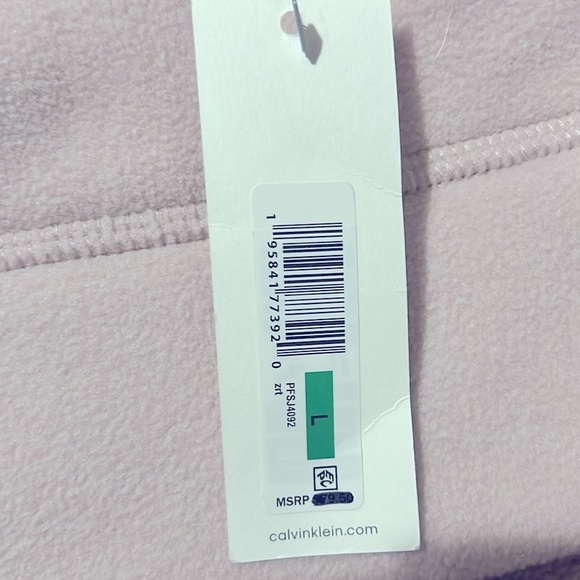 CALVIN KLEIN PERFORMANCE FLEECE WOMEN NWT - Picture 7 of 8